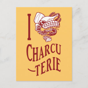 Cartão Postal Adoro Charcuterie