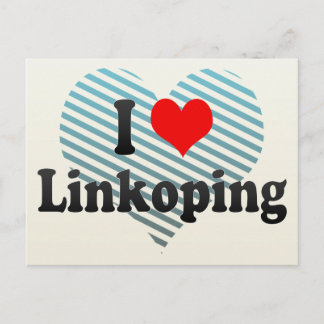 Cartão Postal Adoro Linkoping, Suecia