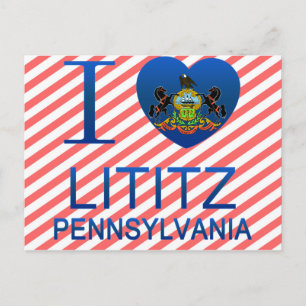 Cartão Postal Adoro Lititz, PA