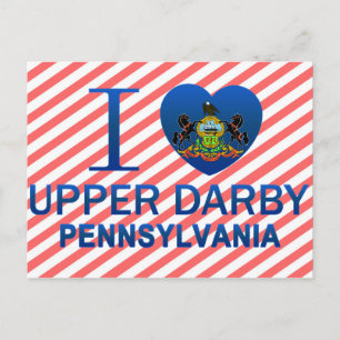 Cartão Postal Adoro o Upper Darby, PA