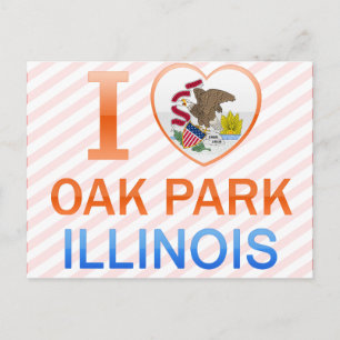 Cartão Postal Adoro Oak Park, IL