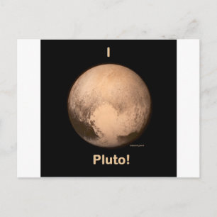 Cartão Postal Adoro Plutão!