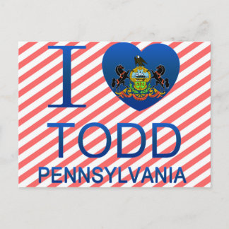 Cartão Postal Adoro Todd, PA