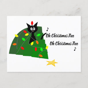 Cartão Postal Adote: Ó companheiro de árvore de Natal