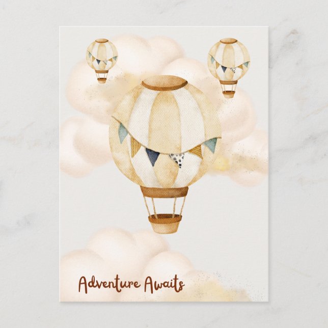 Cartão Postal Adventure aguarda Poster neutro (Frente)