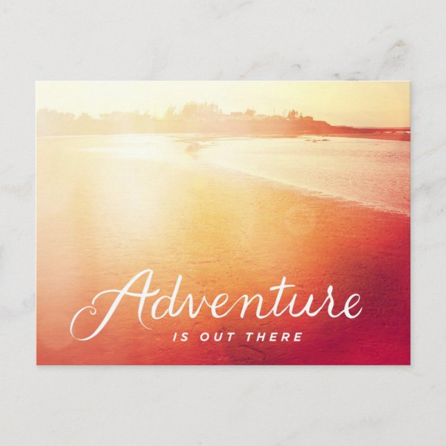 Cartão Postal Adventure Is Out There (Frente)