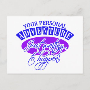 Cartão postal ADVENTURE - personalizável
