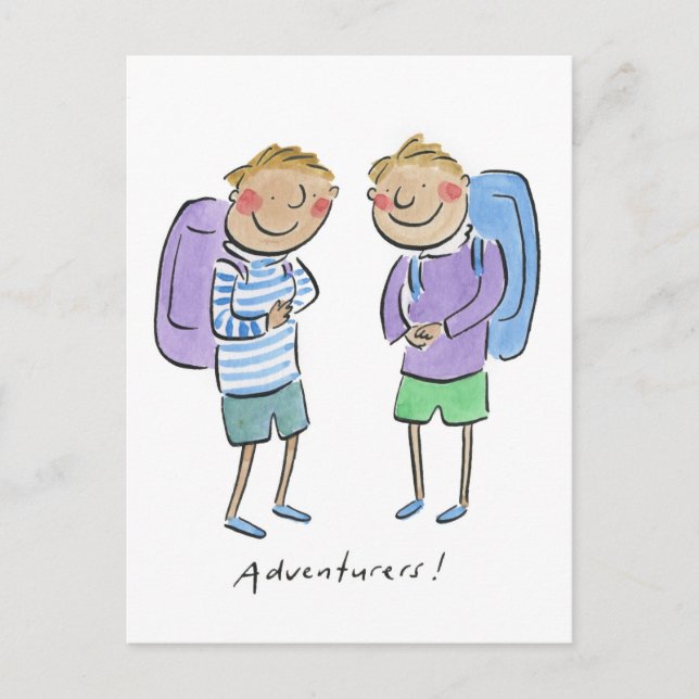 Cartão Postal Adventuros (Frente)