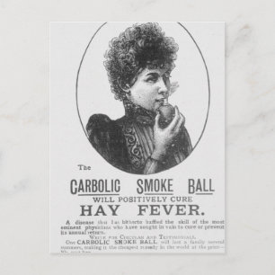 Cartão Postal Advertisement for the Carbolic Smoke Ball