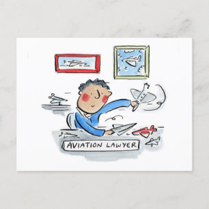 Cartão Postal Advogado de Aviação