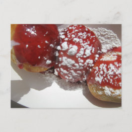 Cartão Postal Aebelskiver pasteleiro sobremesa Solvang Californi