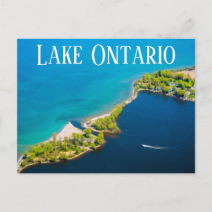 Cartão postal aéreo do Lago Ontario - Excelentes