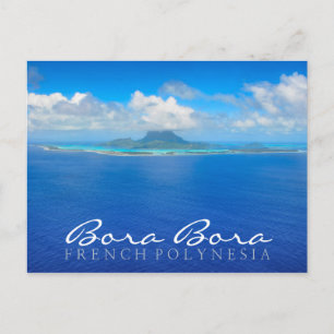 Cartão Postal Aerial Bora Bora, Polinésia Francesa