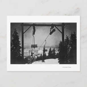 Cartão Postal Aerial de Cidade do Presidente da Montanha de Crou