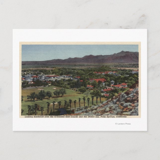 Cartão Postal Aerial do Curso O'Donnell Golf (Frente)