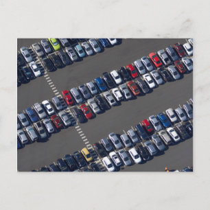 Cartão Postal Aerial sobre o Estacionamento do Lote