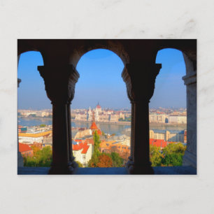 Cartão Postal Aerial View of Budapest, Hungary