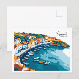 Cartão Postal Aerial View Teignmouth England Viagem