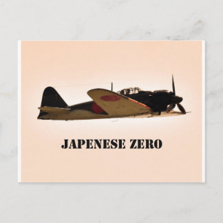 Cartão Postal Aeronaves da Guerra Mundial Zero Japonês