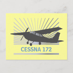 Cartão Postal Aeronaves de alta-asa
