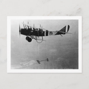 Cartão Postal Aeronaves JN-4 Jenny Curtim com Asa Modelo