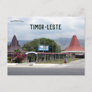 Cartão Postal Aeroporto de Dili Timor-Leste