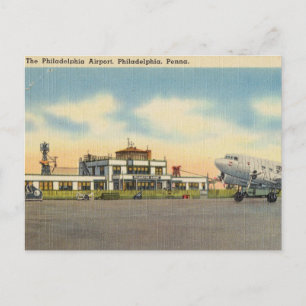 Cartão Postal Aeroporto de Filadélfia, Filadélfia, Pensilvâni