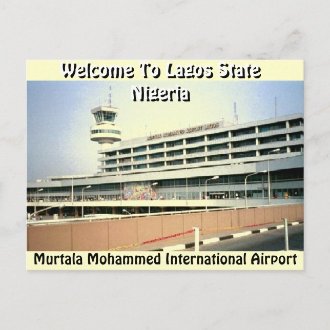 Cartão Postal Aeroporto de Murtala Muhammed (Mojisola Gbadamosi) (Frente)