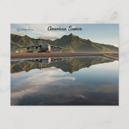 Cartão Postal Aeroporto de Samoa Americana