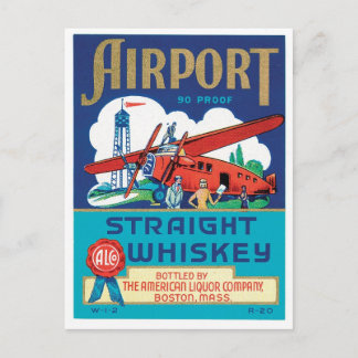 Cartão Postal Aeroporto Hetero Whiskey Boston Legal