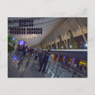 Cartão Postal Aeroporto Internacional Taoyuan em Taiwan