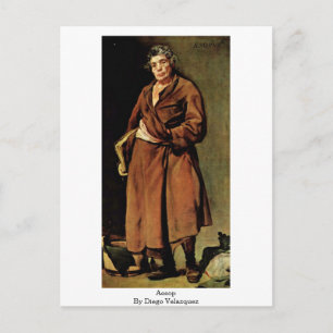Cartão Postal Aesop Por Diego Velazquez