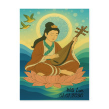 Aestética Personalizada Moderna Japão Deusa Sortud