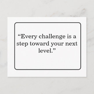 Cartão Postal Aesthetic Motivational Quote Postcard