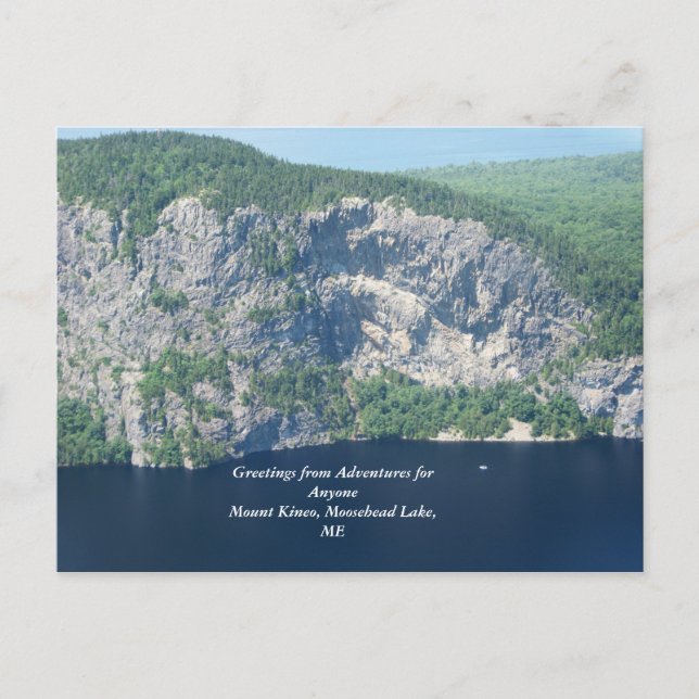 Cartão Postal AFA Mount Kineo, Cartão-postal ME (Frente)