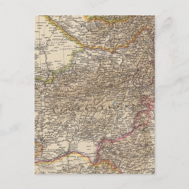 Cartão Postal Afeganistão, Baluchistão (Frente)