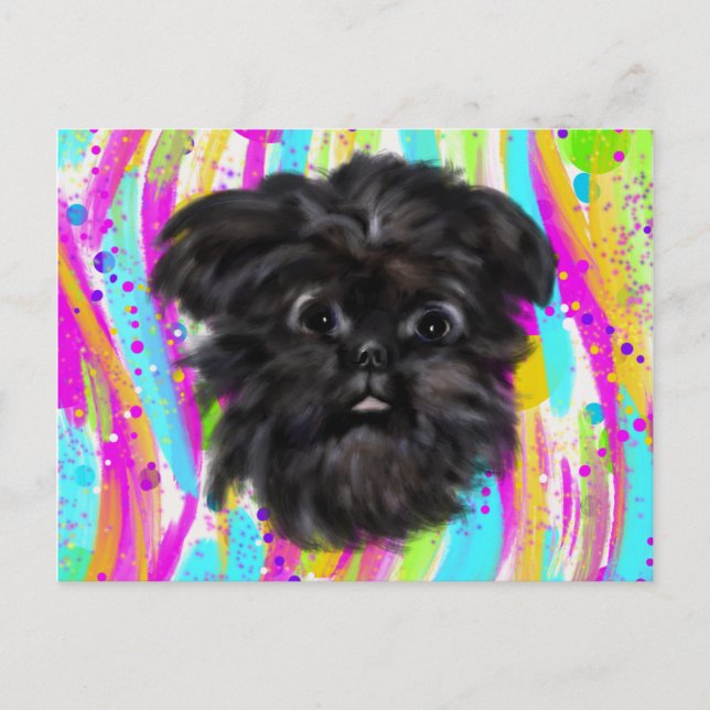 Cartão Postal Affenpinscher  (Frente)