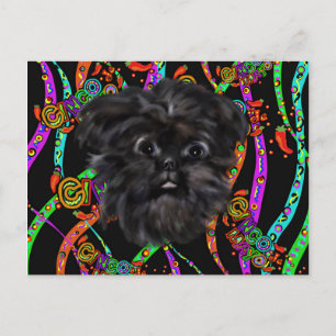 Cartão Postal Affenpinscher
