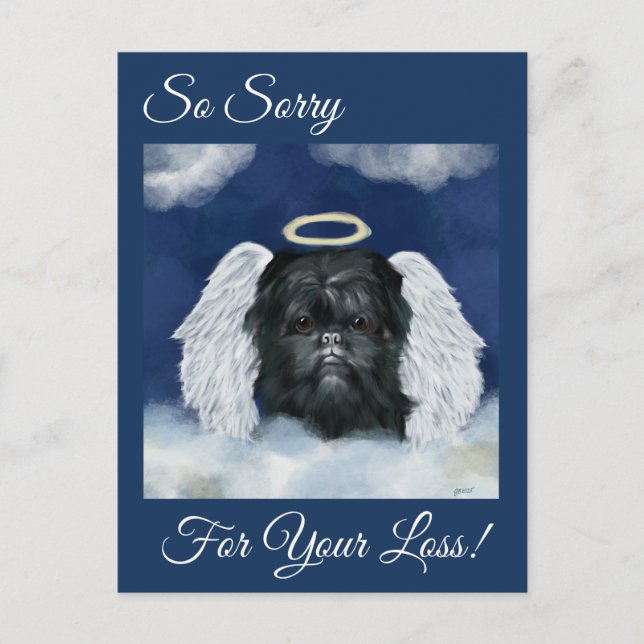 Cartão Postal Affenpinscher (Frente)