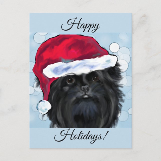 Cartão Postal Affenpinscher (Frente)