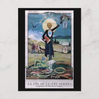 Cartão Postal Affiche Absinthe