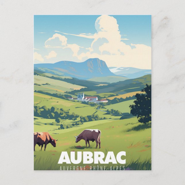 Cartão Postal Affiche Aubrac - Auvergne-Rhône-Alpes - France -  (Frente)