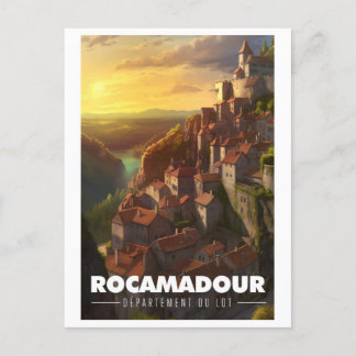Cartão Postal Affiche Rocamadour - France - Département du Lot -