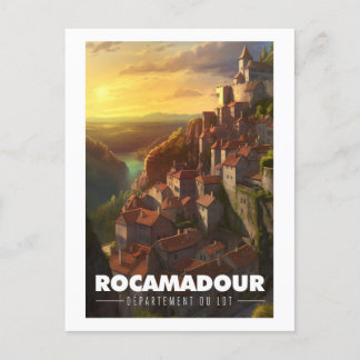 Cartão Postal Affiche Rocamadour - France - Département du Lot -