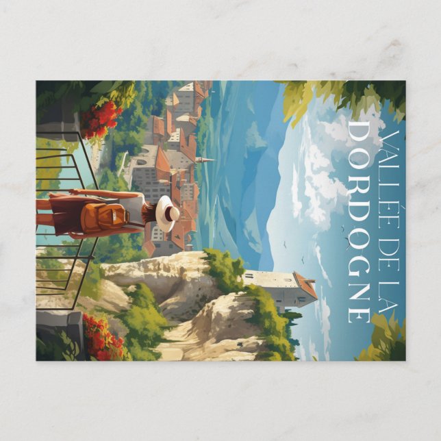 Cartão Postal Affiche - Vallée de la dordogne - 24 (Frente)