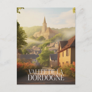 Cartão Postal Affiche - Vallée de la dordogne - 24 - illustratio