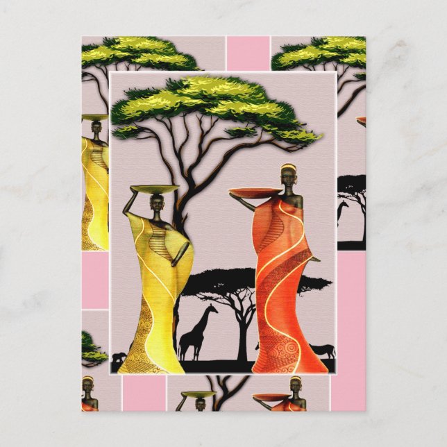 Cartão Postal África (Frente)