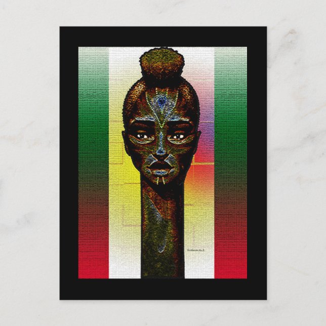 Cartão Postal África (Frente)