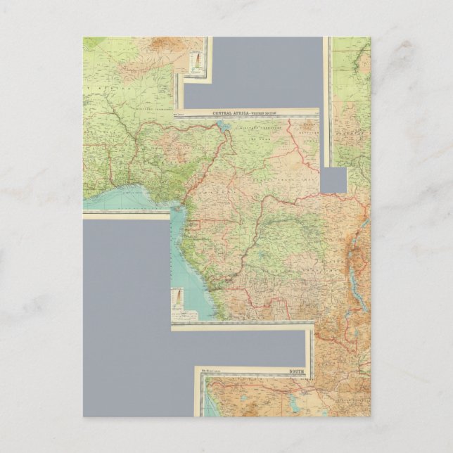 Cartão Postal África composta (Frente)