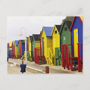 Cartão Postal África do Sul, Cabo Ocidental, St James. Colorido